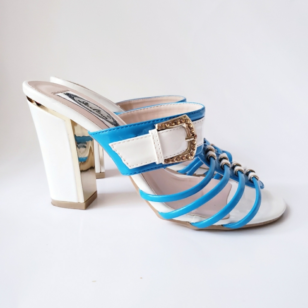 Vintage Italina Turqoise Heels